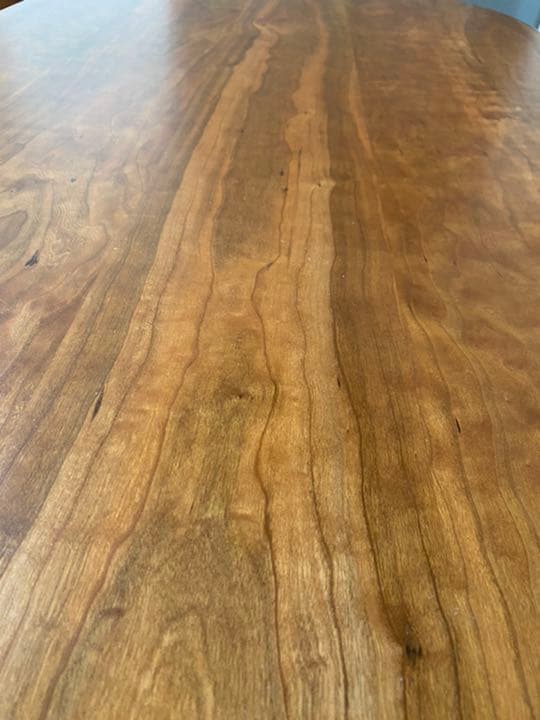 ※値下げ　家具蔵　KAGURA ダイニングテーブル　オーバル　楕円　チェリー材