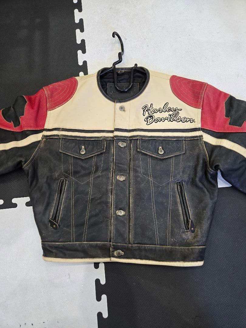 希少モデル　Harley Davidson レザーライダースジャケット