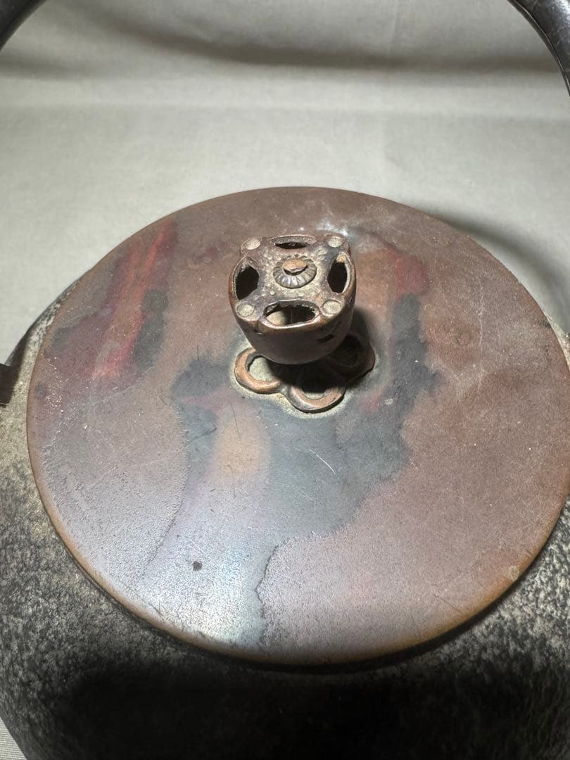 茶道具　無名無地鉄瓶