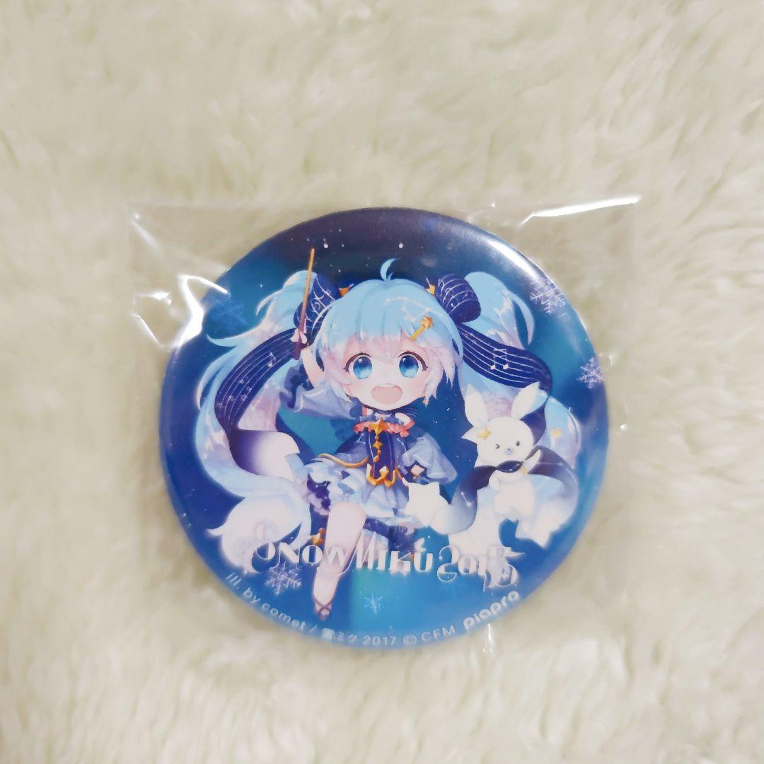 雪ミク  miku 2017 缶バッジ 三井住友カード