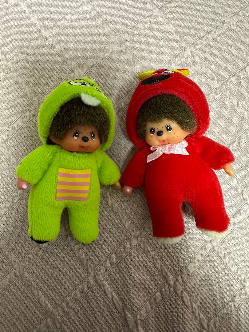 レア！ガチャピン&ムックのモンチッチ2体セット