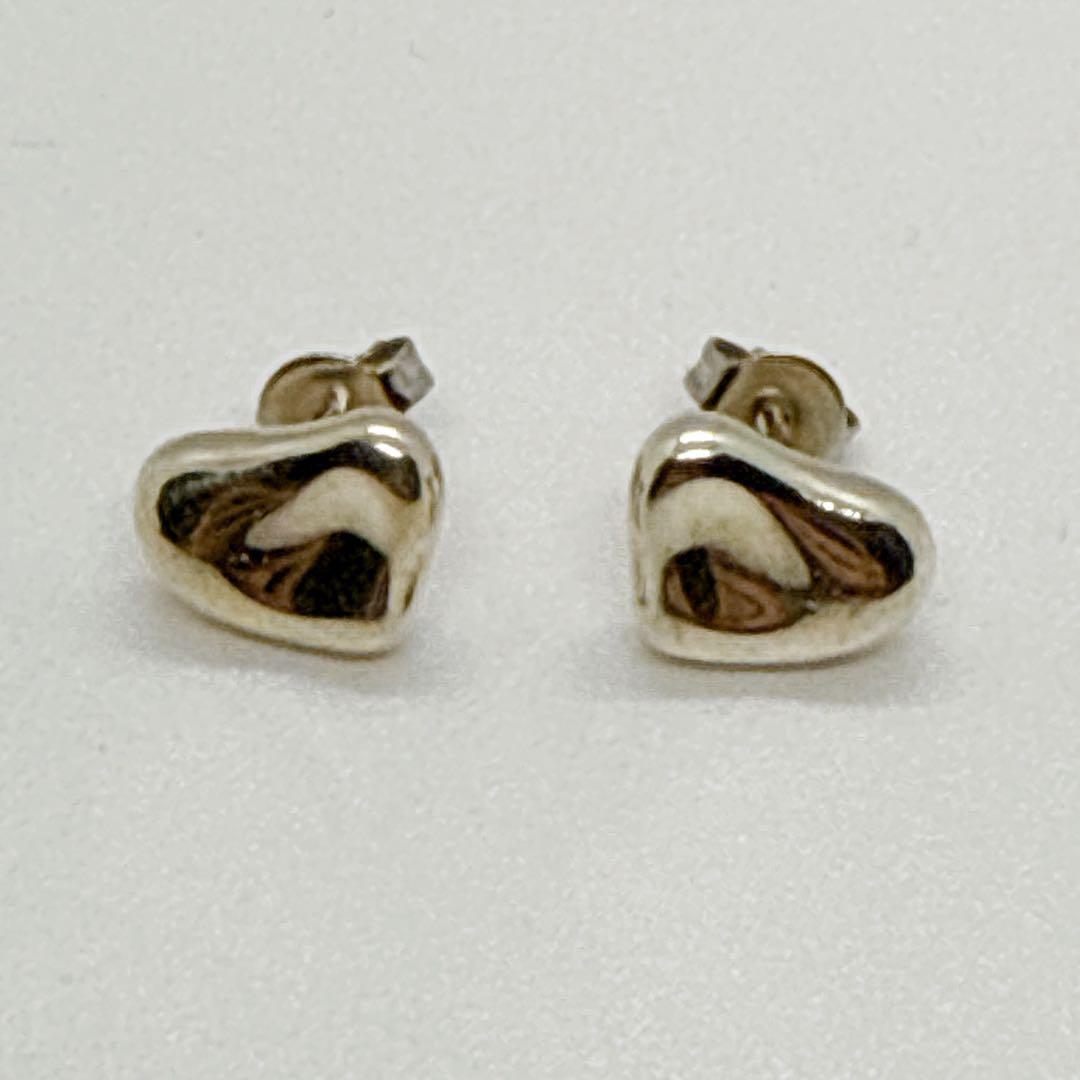 【社外キャッチ】TIFFANY&Co. フルハート ピアス シルバー 925