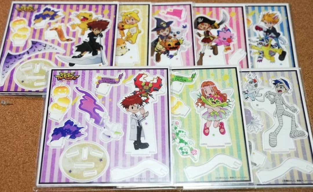 希少種　レア　デジモン　アクスタ　ハロウィン　限定　　コンプリート