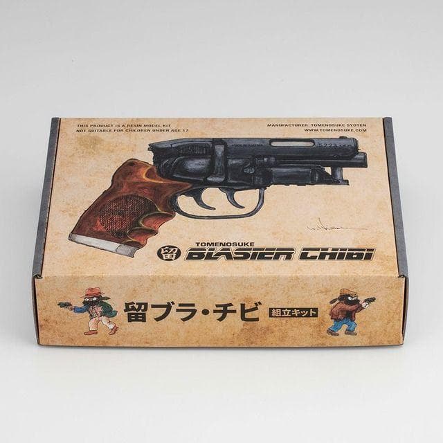 【未使用】留之助ブラスター・チビ レジン製無可動モデル組立キット スタンド付き