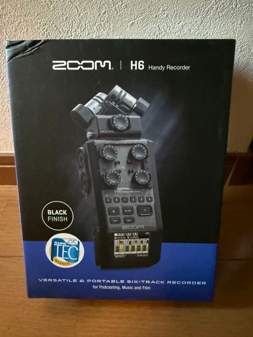 【SD付・動作良好】ZOOM H6 Black 2020ver ※電池蓋訳あり