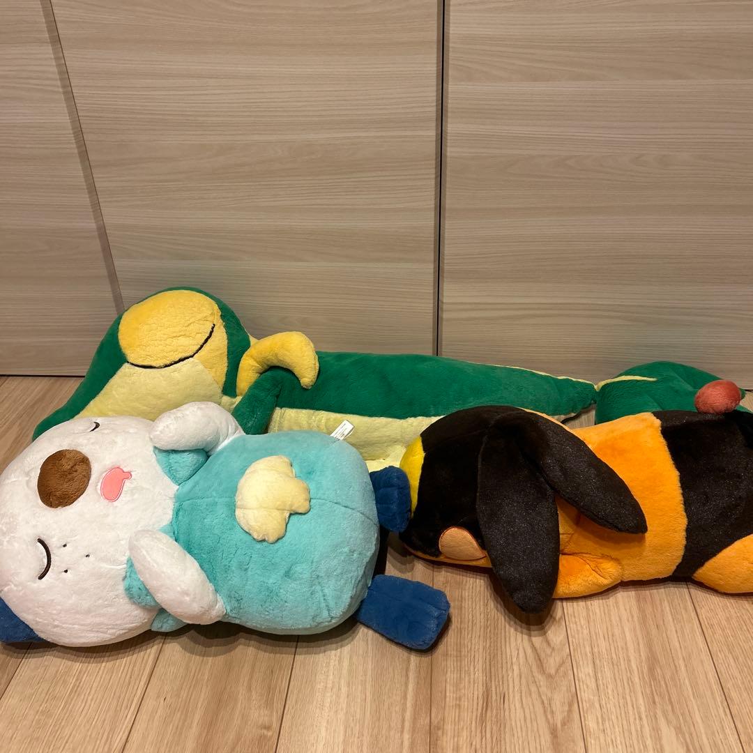 ポケモンセンター 初夢 ぬいぐるみ 2012 ツタージャ ミジュマル ポカブ