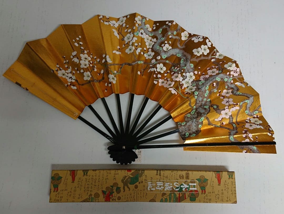 日本の歳時記 金扇子