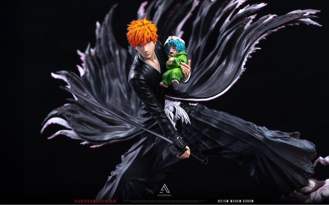 ブリーチ　黒崎一護　ガレージキッド　フィギュア　完成品