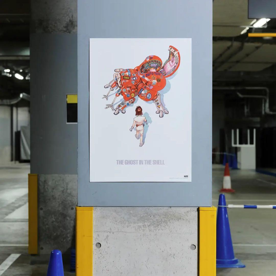 士郎正宗の世界展 大友克洋 攻殻機動隊 Tシャツ L ポスター ポストカード