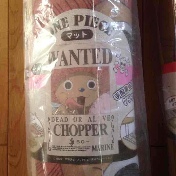 ONEPIECE / ワンピース 手配書 マット クッション ルフィ チョッパー