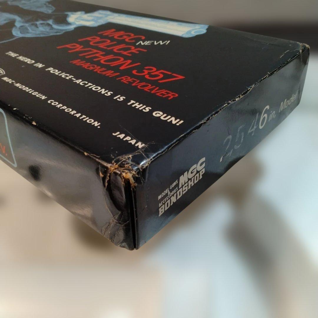 MGC製 コルトパイソン357マグナム 6in ABS製モデルガン　未発火