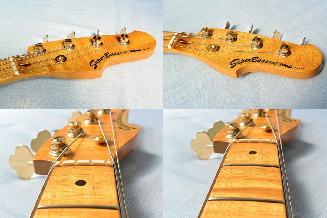 YAMAHA SB-600 特製パーツ多数 ブラスブリッジ＆ジョイントプレート等