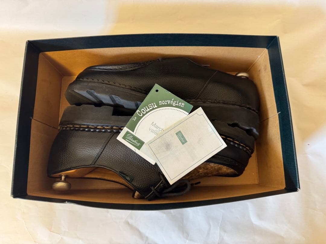 美品 Paraboot ミカエル ポニー 41.5 シューツリー付