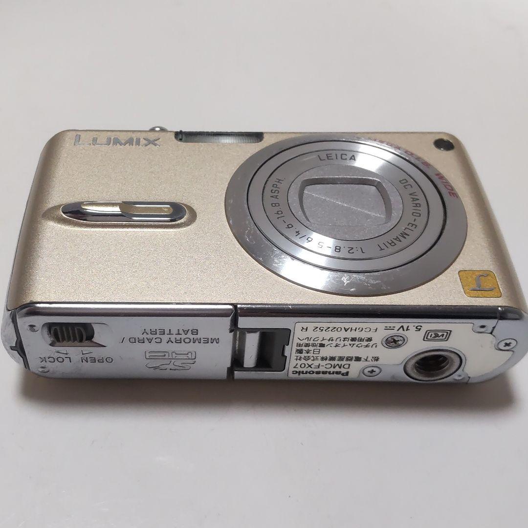 動作確認済み パナソニック LUMIX DMC-FX07 オールドコンデジ