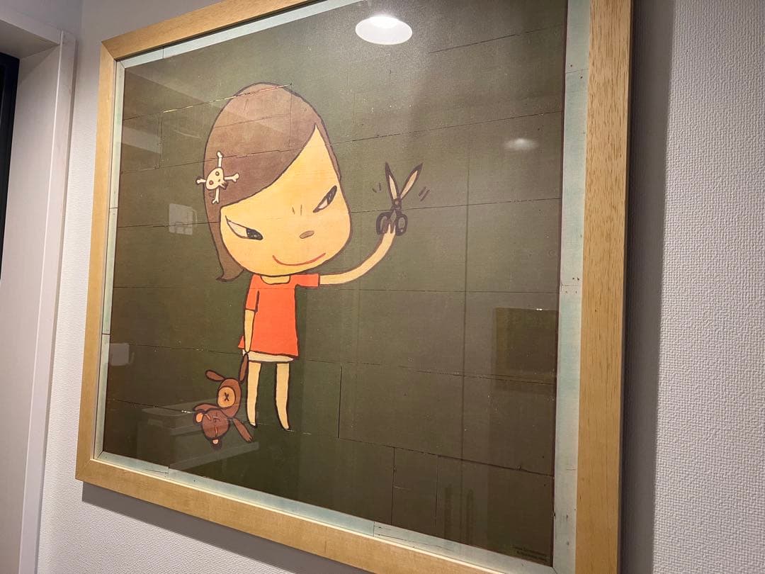 今だけ　奈良美智　ダラス美術館ポスター　額装