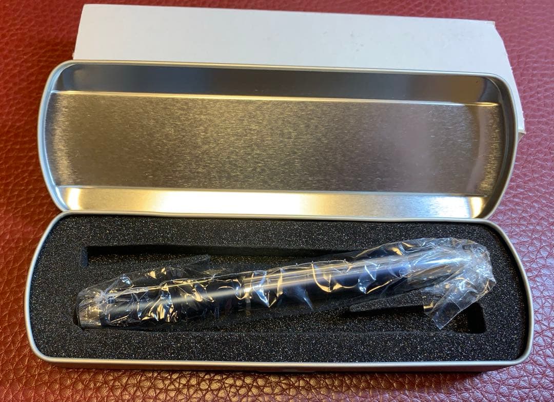 Pelikan P40 Pura ブルー&シルバー万年筆 スチール F