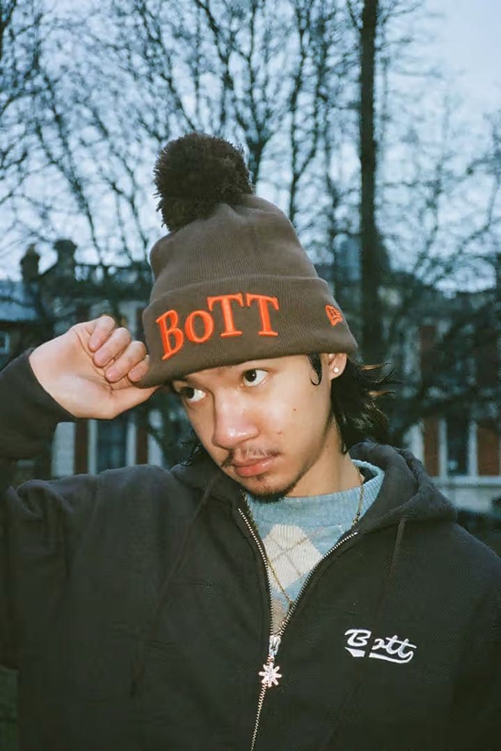 BoTT newera ビーニー　ブラウン
