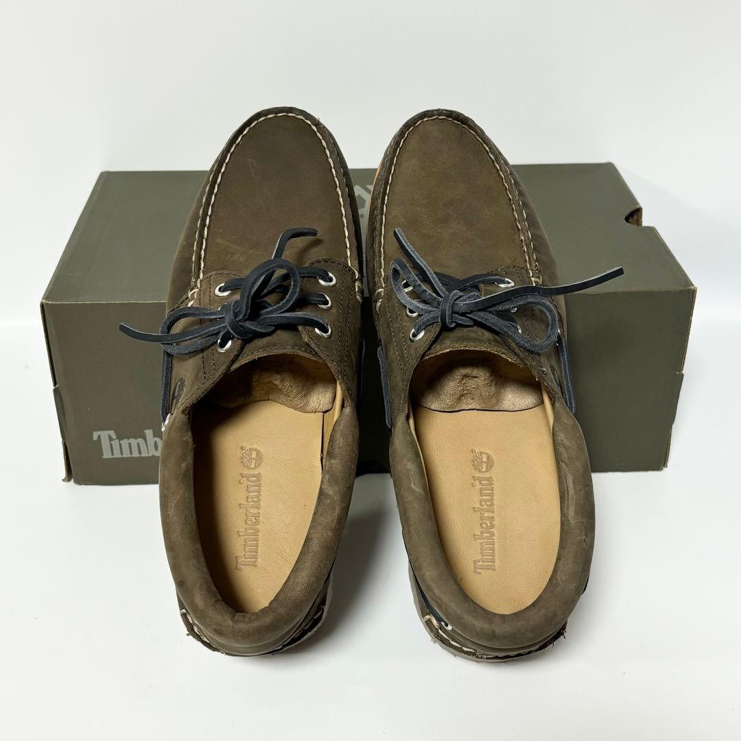【訳あり】 ティンバーランド 3アイ クラシック ラグ シューズ オリーブ