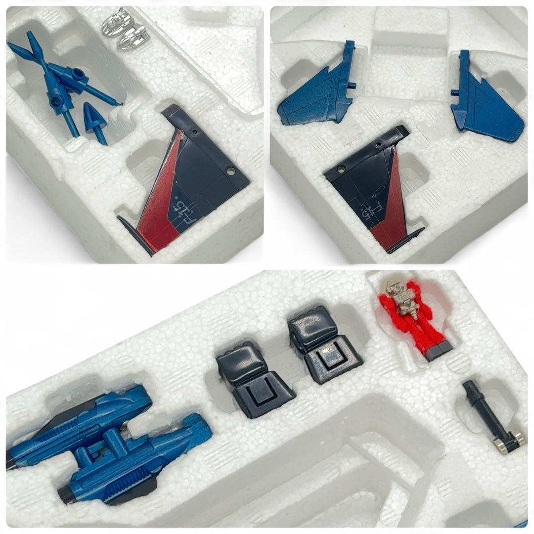 美品 タカラ ダイアクロン F-15 イーグル ジェット機ロボット ビンテージ