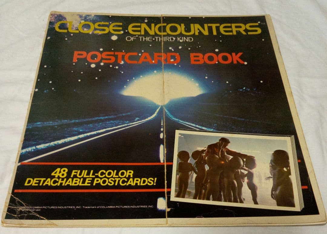 未知との遭遇　1978年　輸入　ポストカードブック　48枚　フルカラー