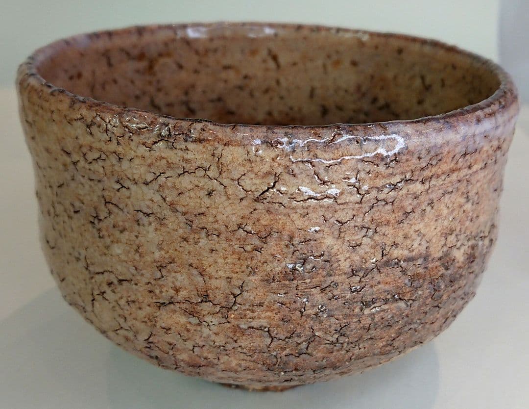 【茶道具】兼田三左衛門 作  萩茶碗