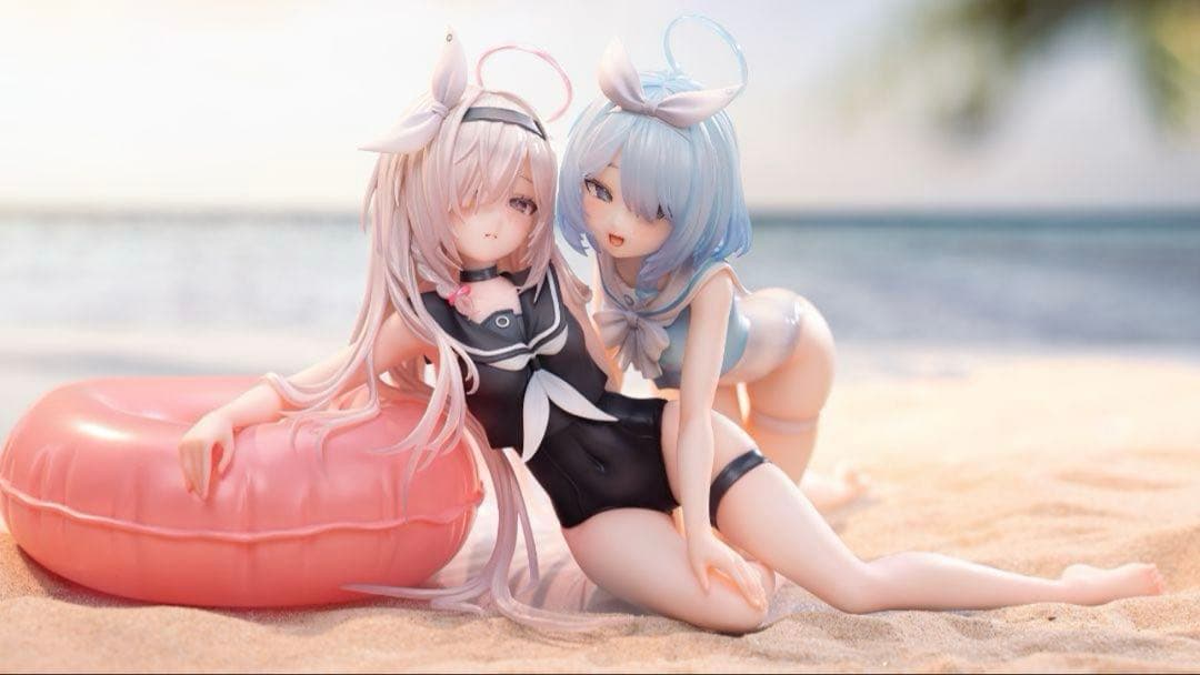 三*毛様 ガレージキット　ブルーアーカイブ　アロナ （水着）　プラナ（水着）　無