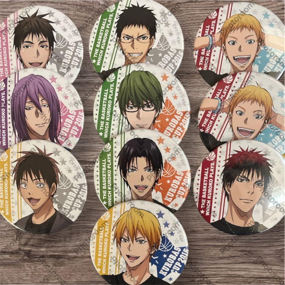 黒子のバスケ 缶バッジセット 約40個