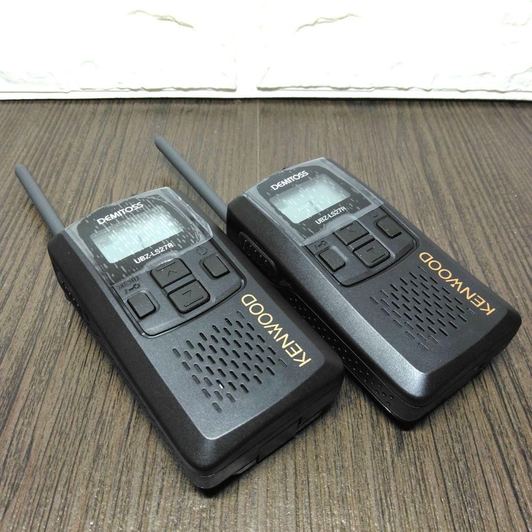 未使用同等★KENWOOD UBZ-LS27R 純正フルセット特小トランシーバー