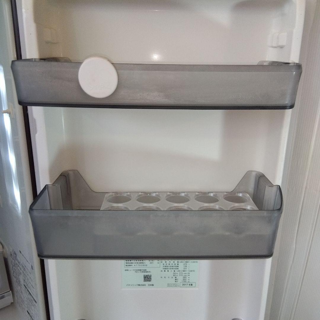 トム　Pansonic 冷凍冷蔵庫 470L 　　NR-E472XPV-T