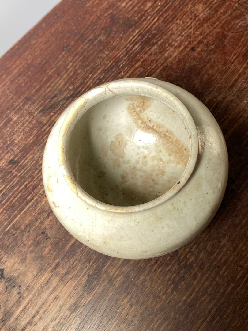 李朝　壺　小壺　白磁　花瓶　花生け