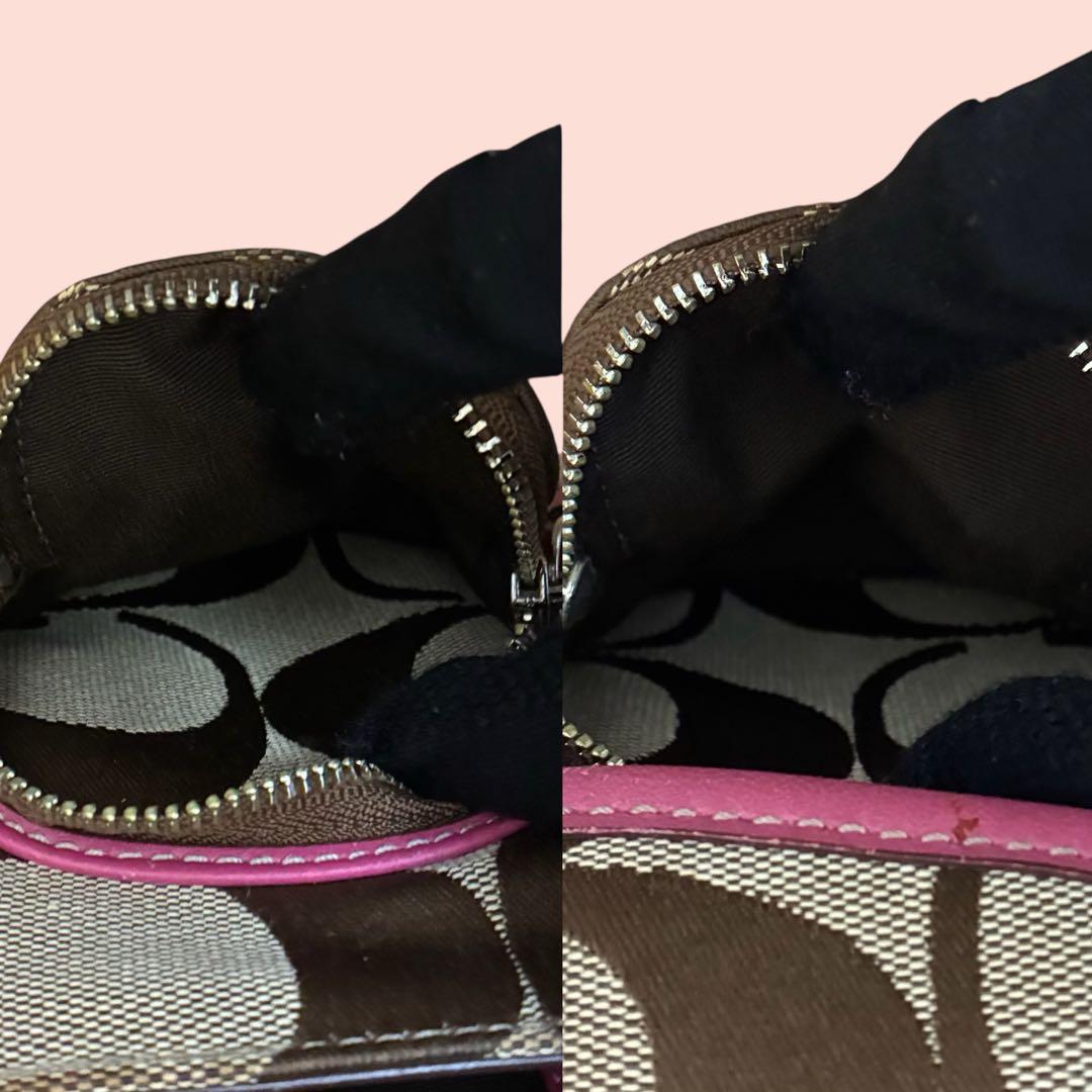 Y2K COACH コーチ 2way シグネチャー ハンドバッグ ショルダー