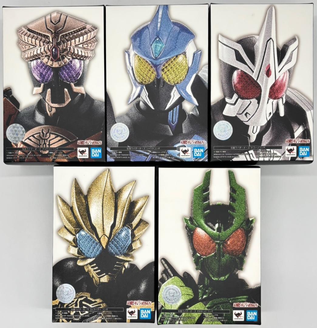 【未開封】 S.H フィギュアーツ 真骨彫製法 仮面ライダー オーズ 5体セット