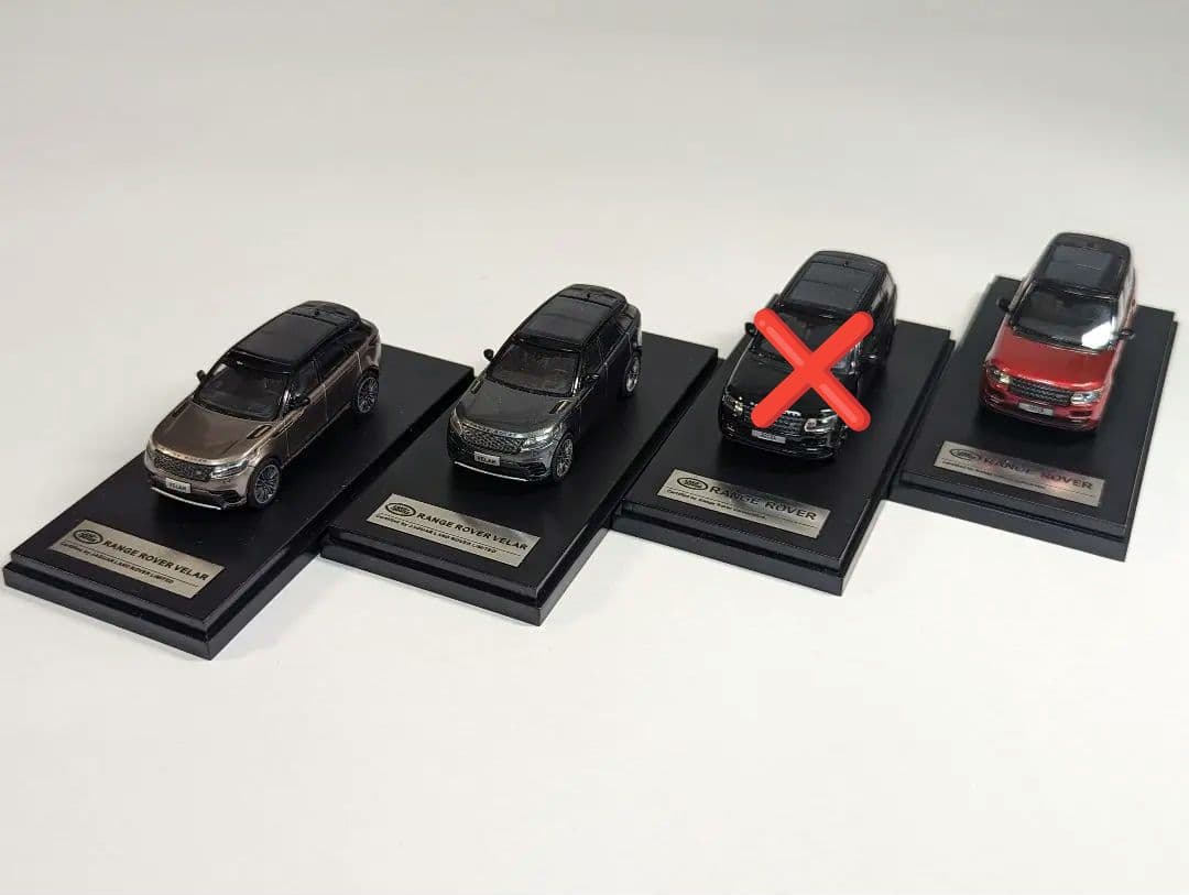 1/64 ミニカー　range rover　3台セット