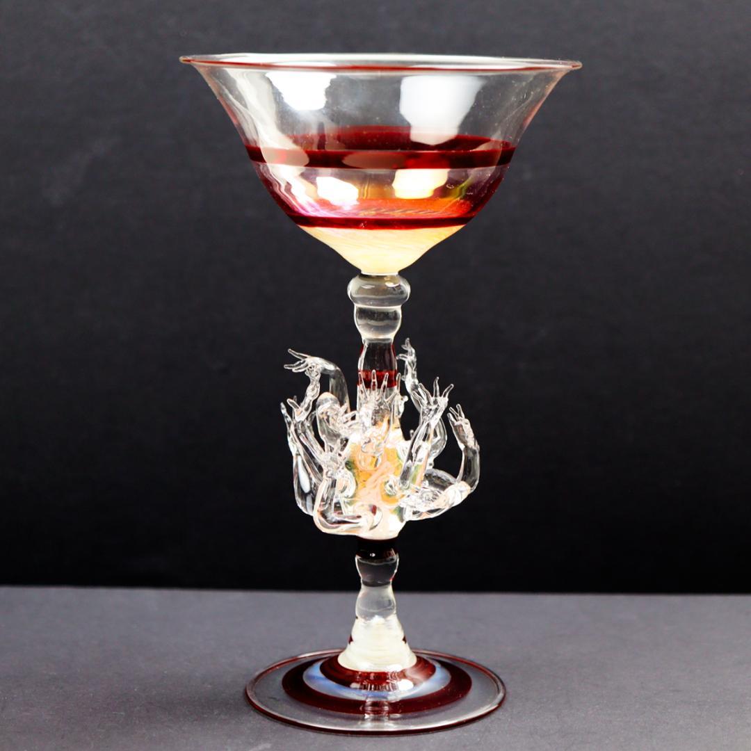 大村欣央 阿修羅ゴブレット ワイングラス 箱付き