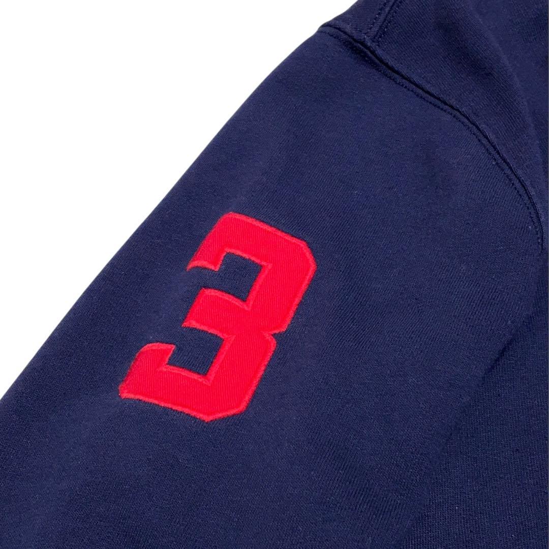 ポロ ラルフローレン ビッグポニー刺繍 プルオーバー パーカー ネイビー L
