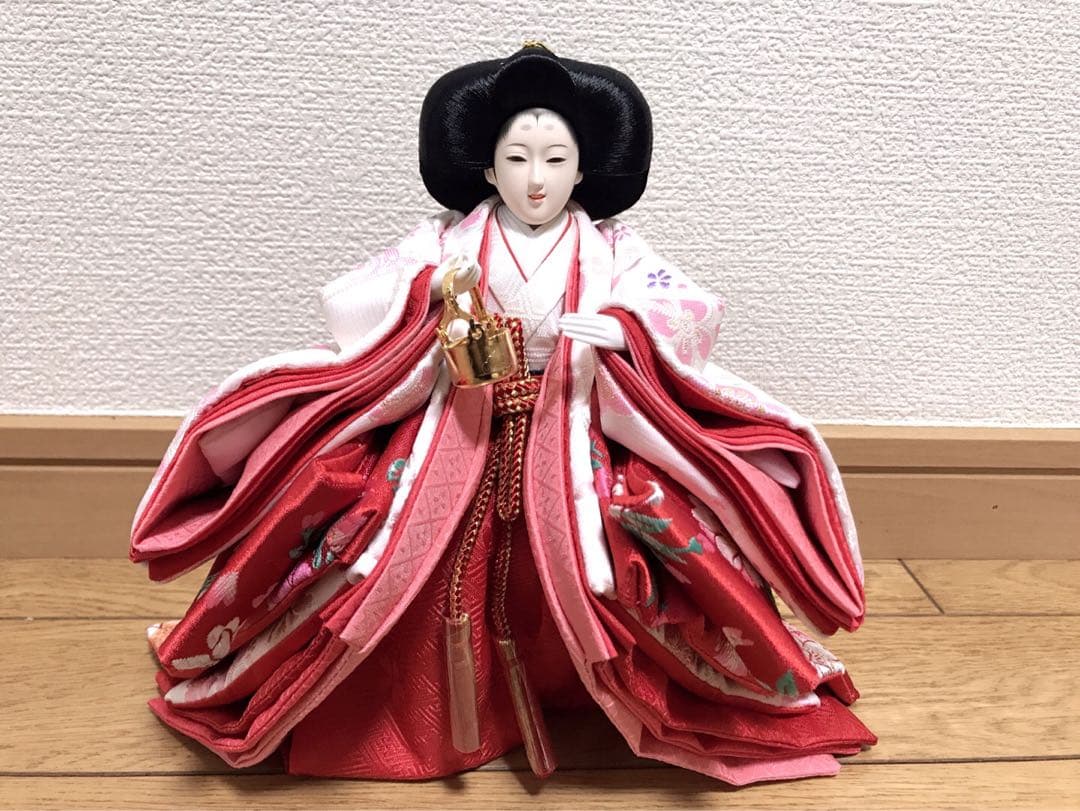 【希少レア】 京都西陣織　十二単衣　大上輝秀　雛司彩月　ひな祭り 雛人形 飾り