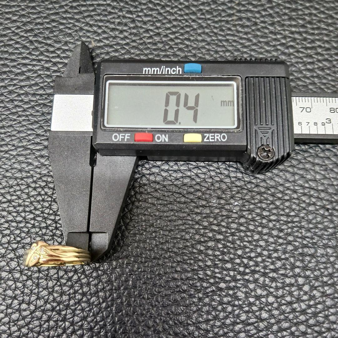 (B010604) K18 YG リング 指輪 約13号 ダイヤモンド