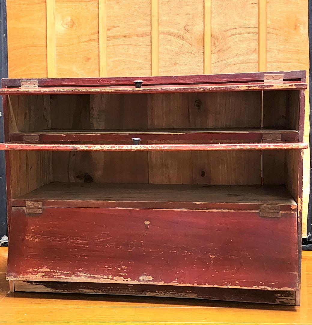 【大正浪漫】古家具/パタパタ収納棚