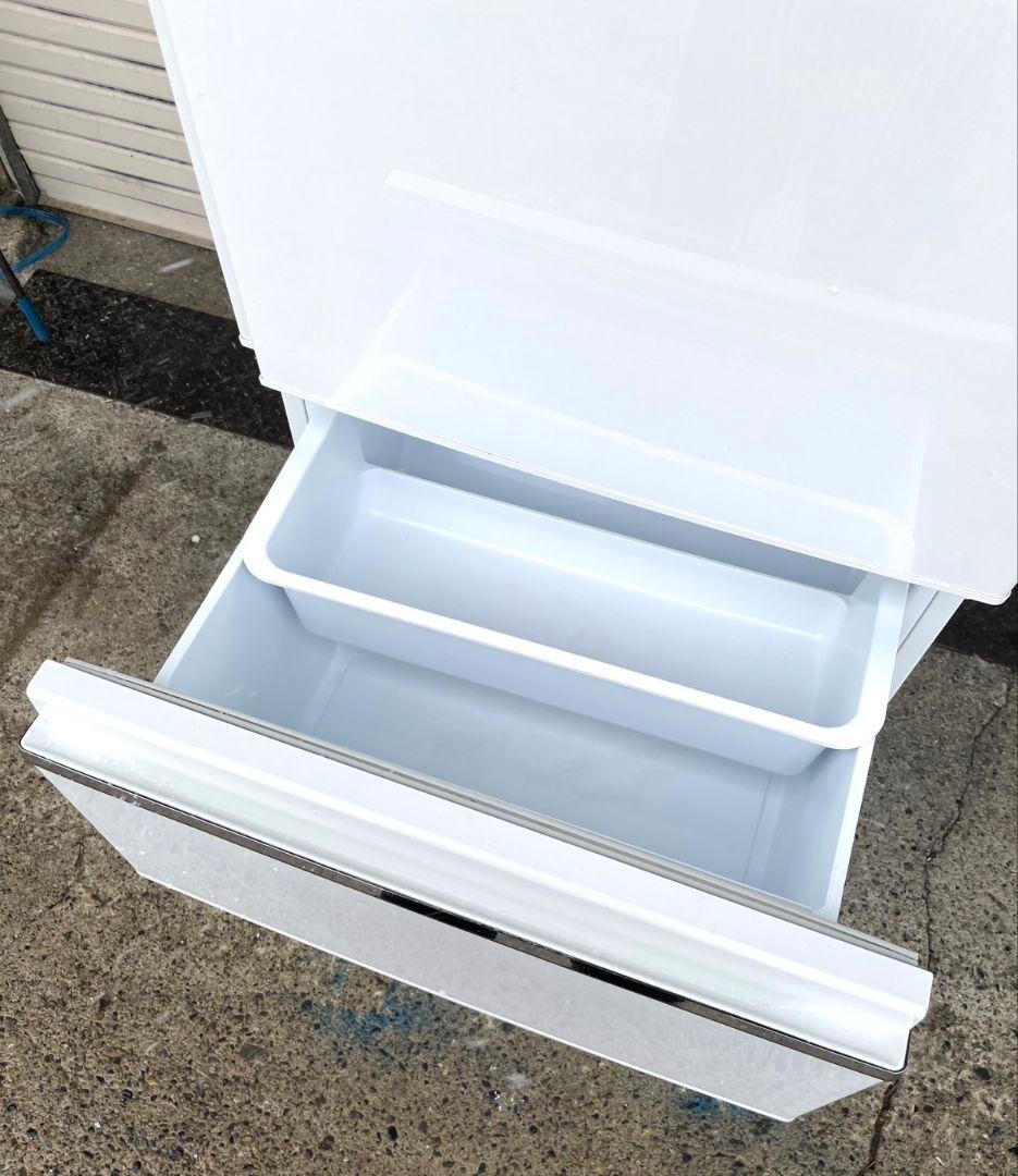 三菱 330L 3ドア冷蔵庫 MR-CX33C-W 2017年製 ホワイト系