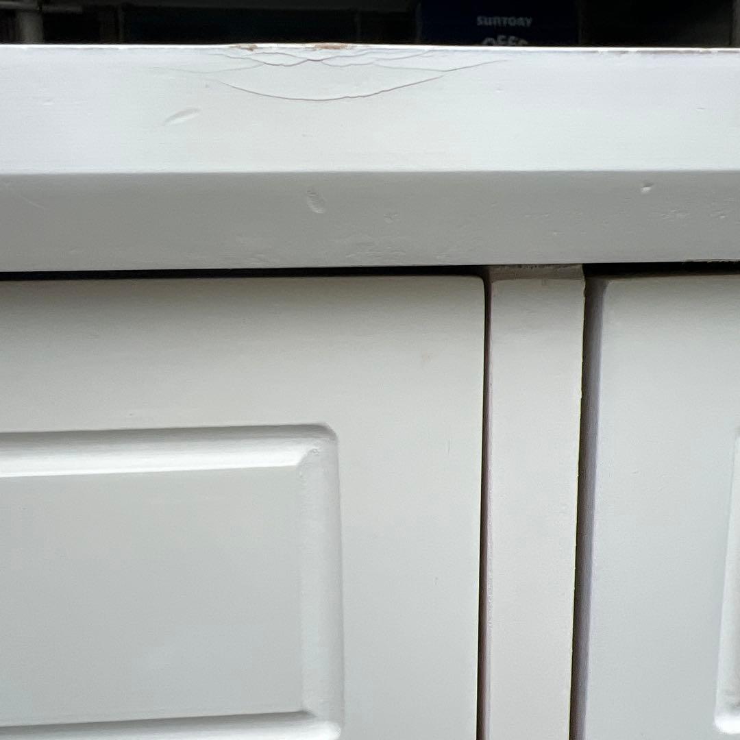 キッチンカウンター　サイドボード　キャビネット　ホワイト