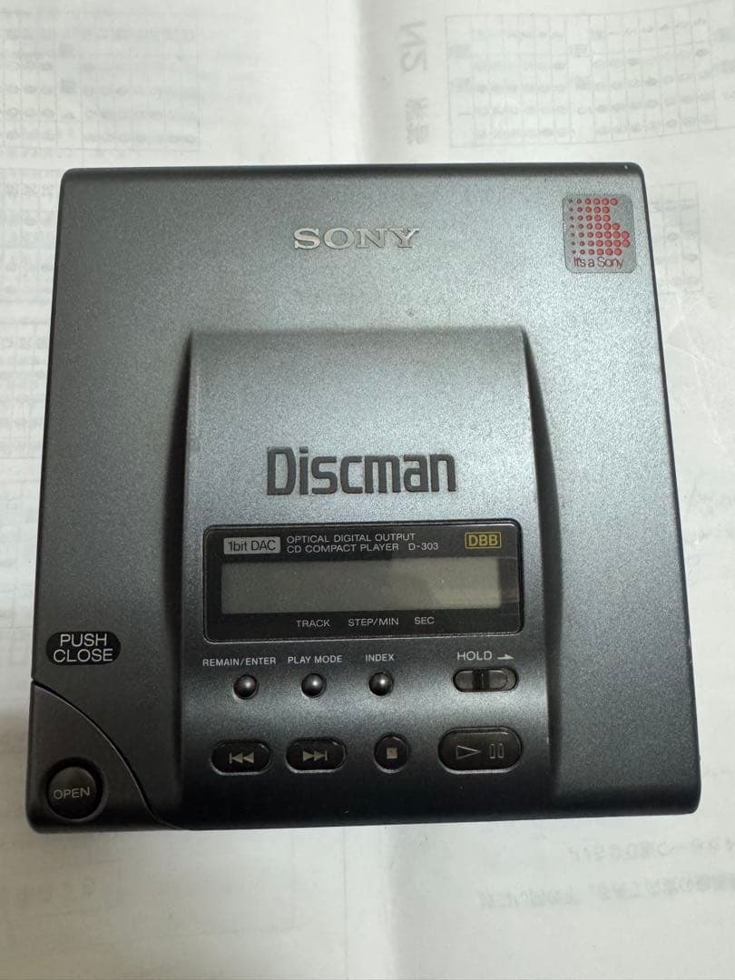 SONY Diskman D-303 ポータブルCDプレーヤー ケース付き