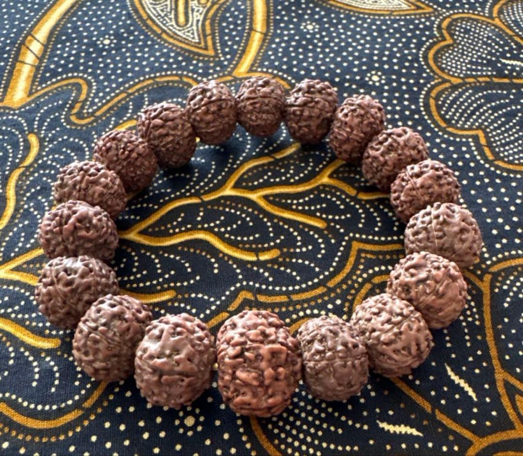 ✰︎‪ 琥珀 ✰ ✰︎ ルドラクシャマーラー　トップ13ムキ