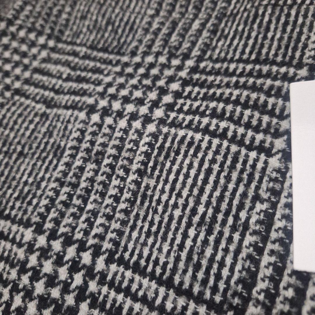 〔極美品〕新品未使用 23区ウールグレン チェック柄 タックスカート