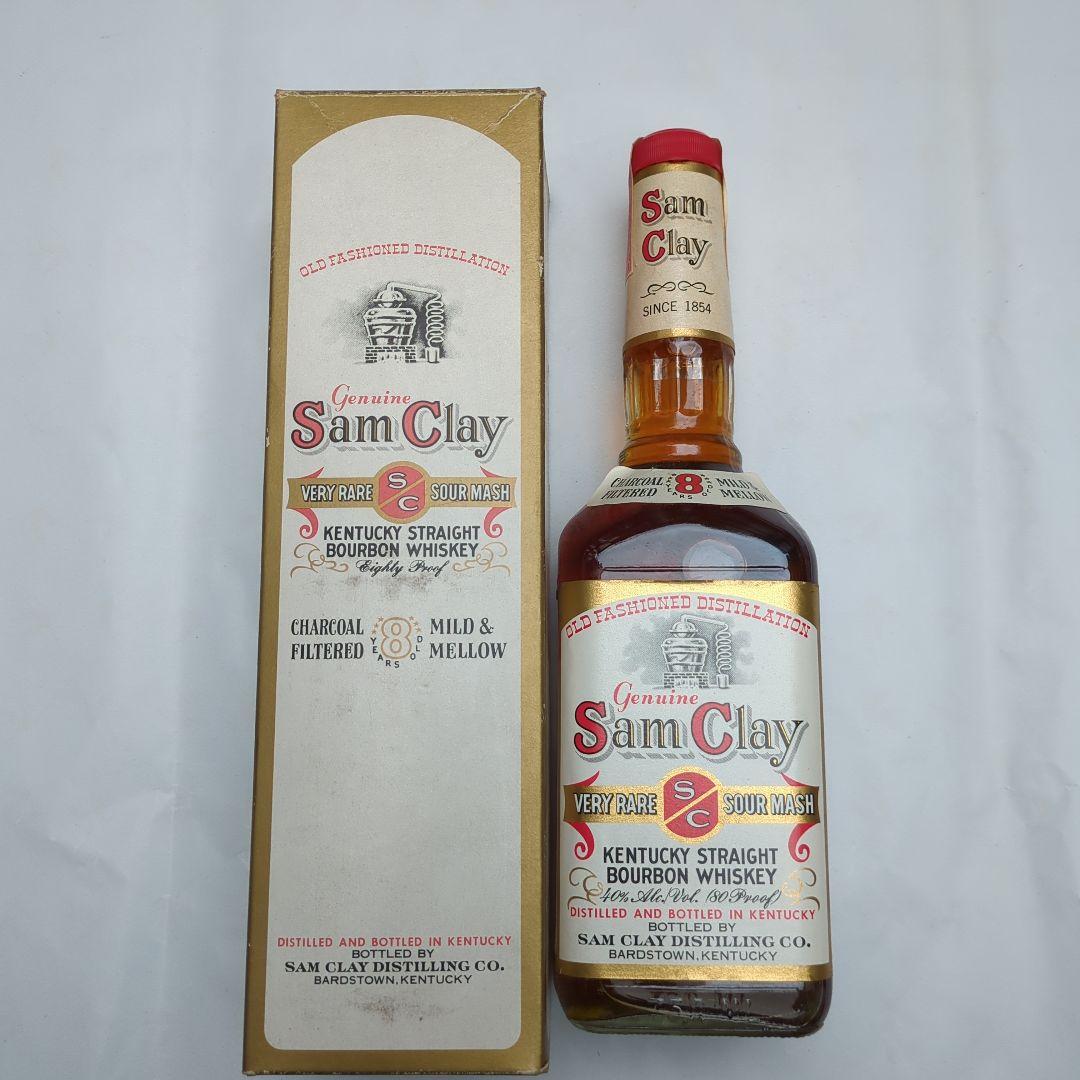 古酒 未開栓 Sam Clay サムクレイ 8年 バーボンウイスキー