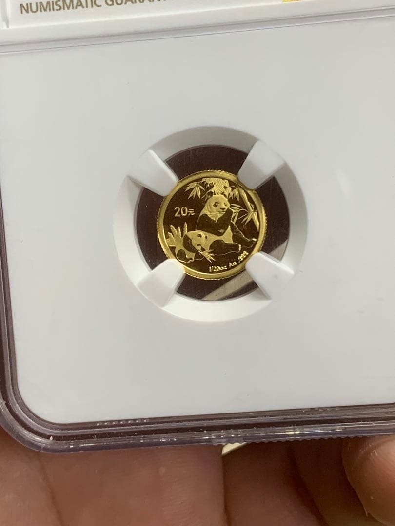 中国パンダ金貨 2007年中華人民共和国パンダ金貨/MS68/NGC 極美品希少