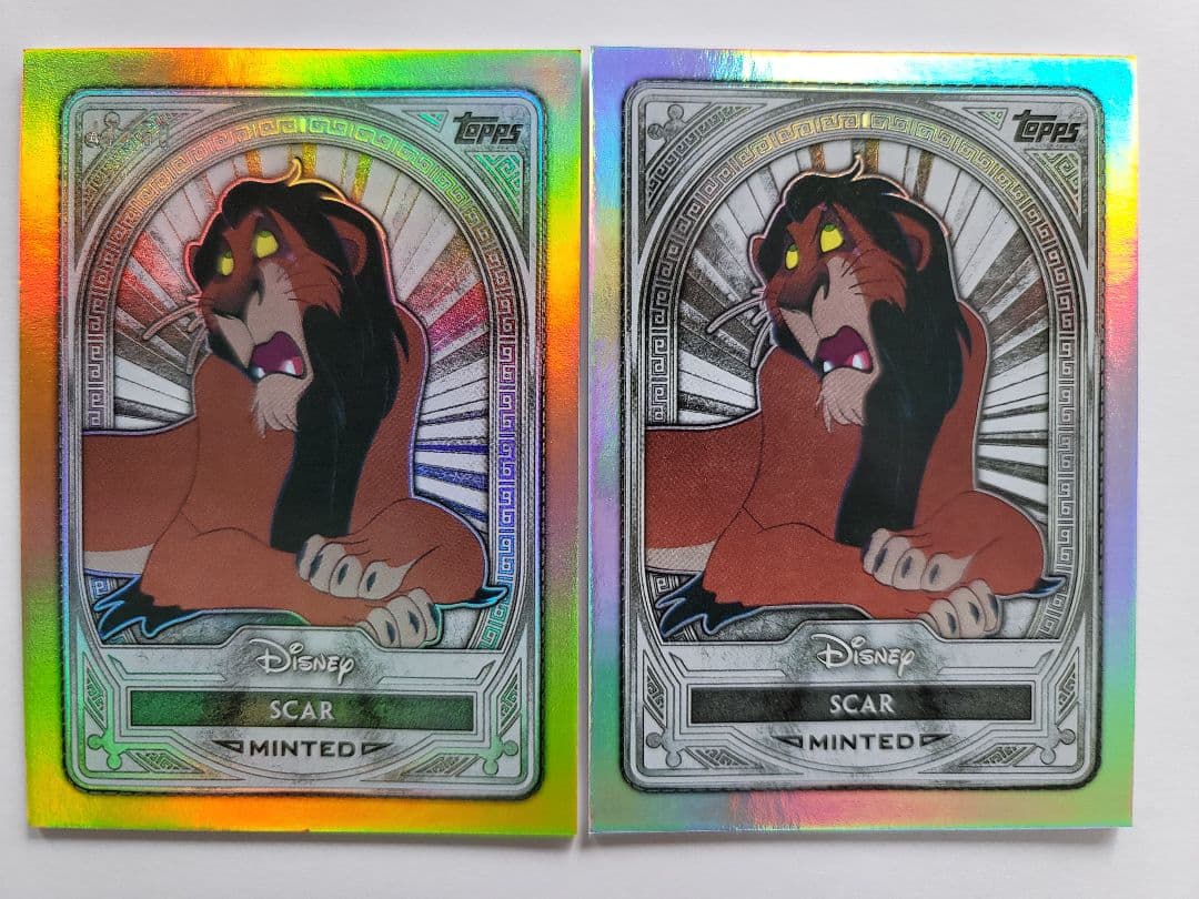 topps ミント ディズニー スカー ベース×パラレルセット　ライオンキング