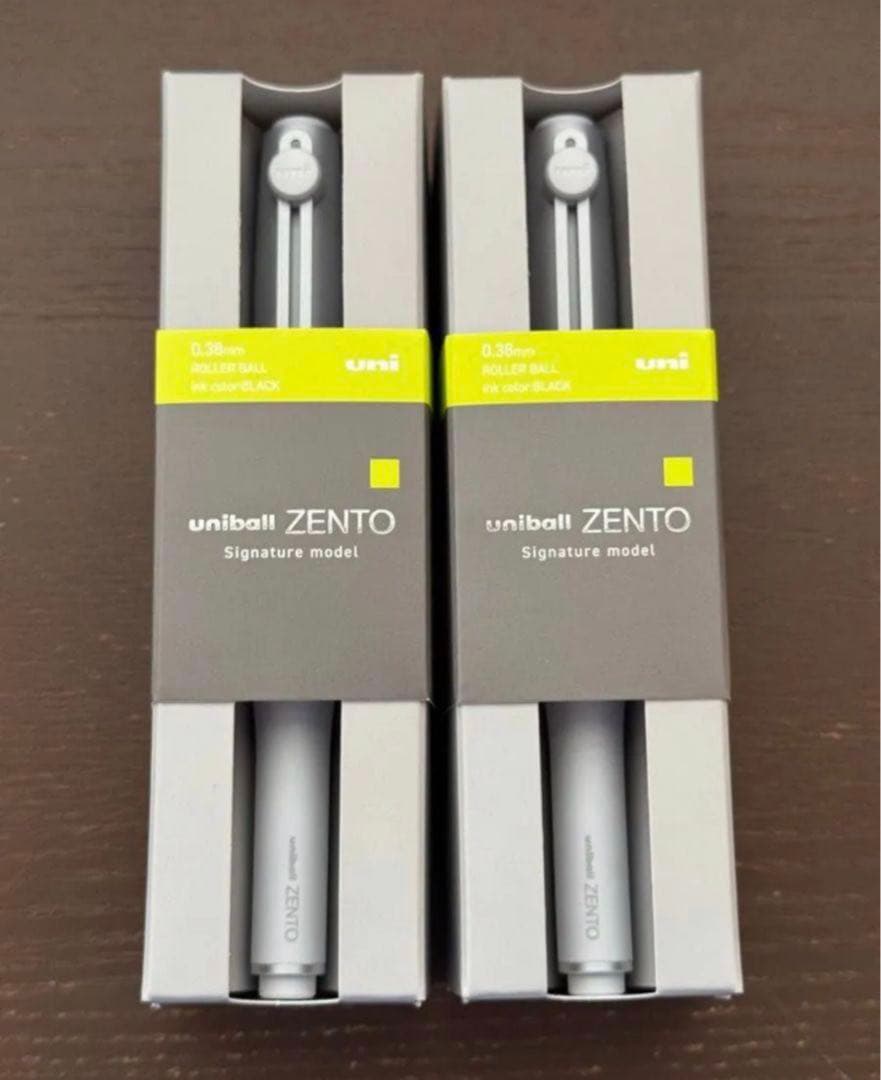新品 ユニボール zento ゼント シグニチャーモデル　シルバー　2本セット
