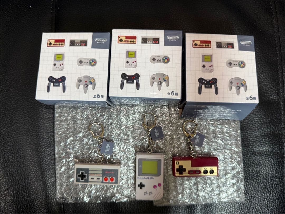 ニンテンドーミュージアム限定レトロゲーム機キーホルダー3個セット