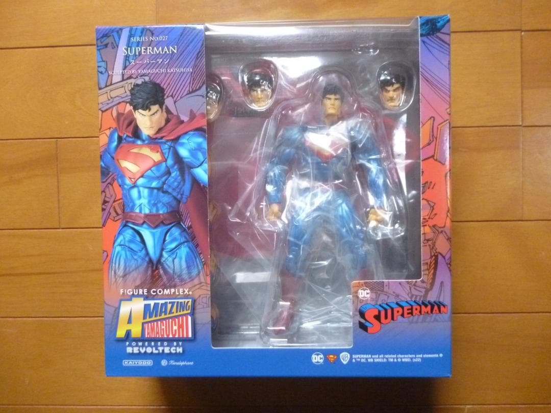新品／アメイジング・ヤマグチ　スーパーマン　1箱／海洋堂　リボルテック