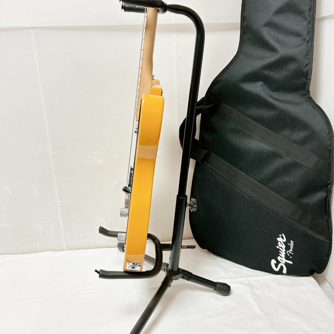 美品 Squier スクワイヤー Telecaster テレキャスター イエロー